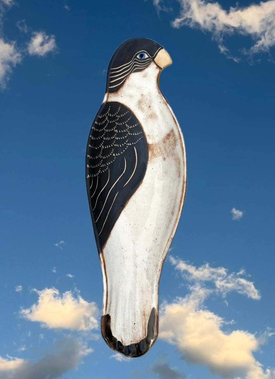 Bowl/platter :: guardian hawk