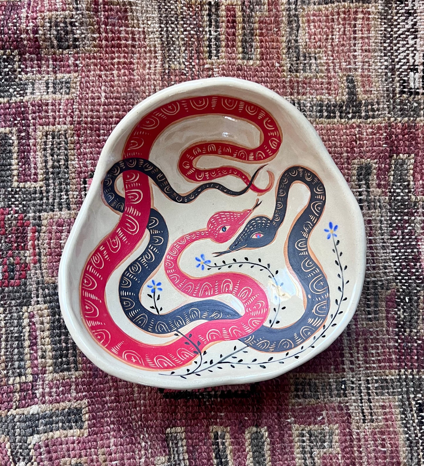 Red and black bowl #2