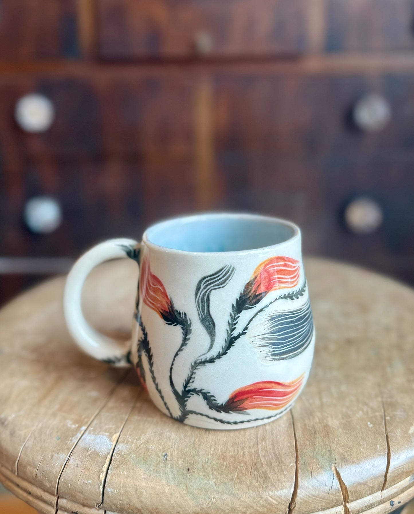 Runaway horse mug