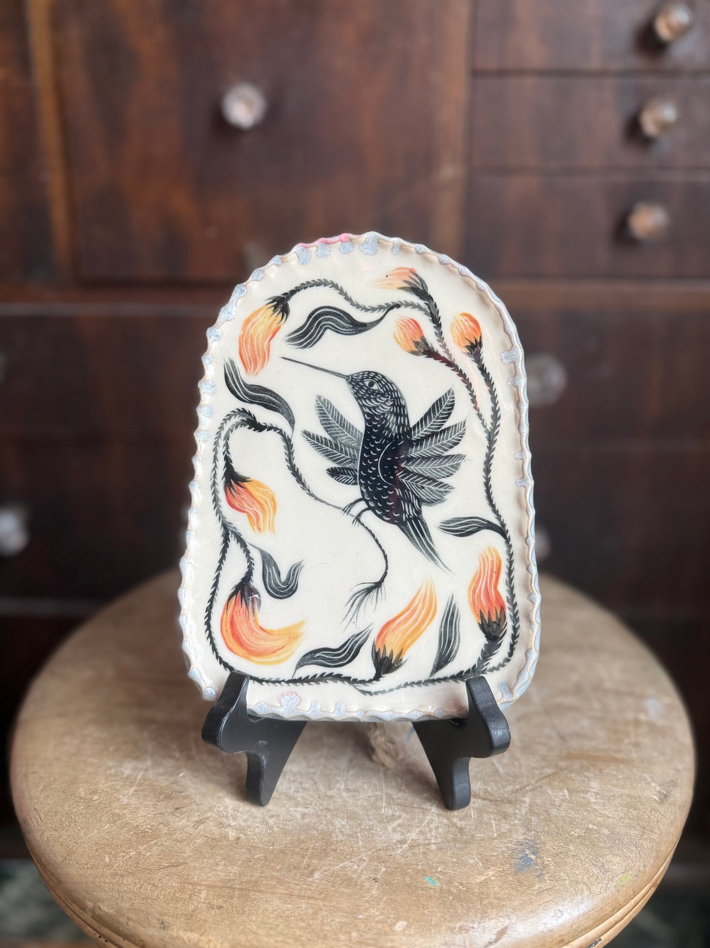 Hummingbird wall hanging