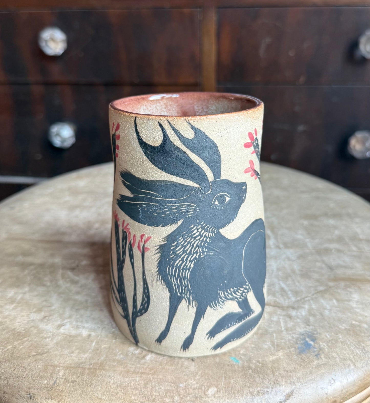 Jackalope in the ocotillo