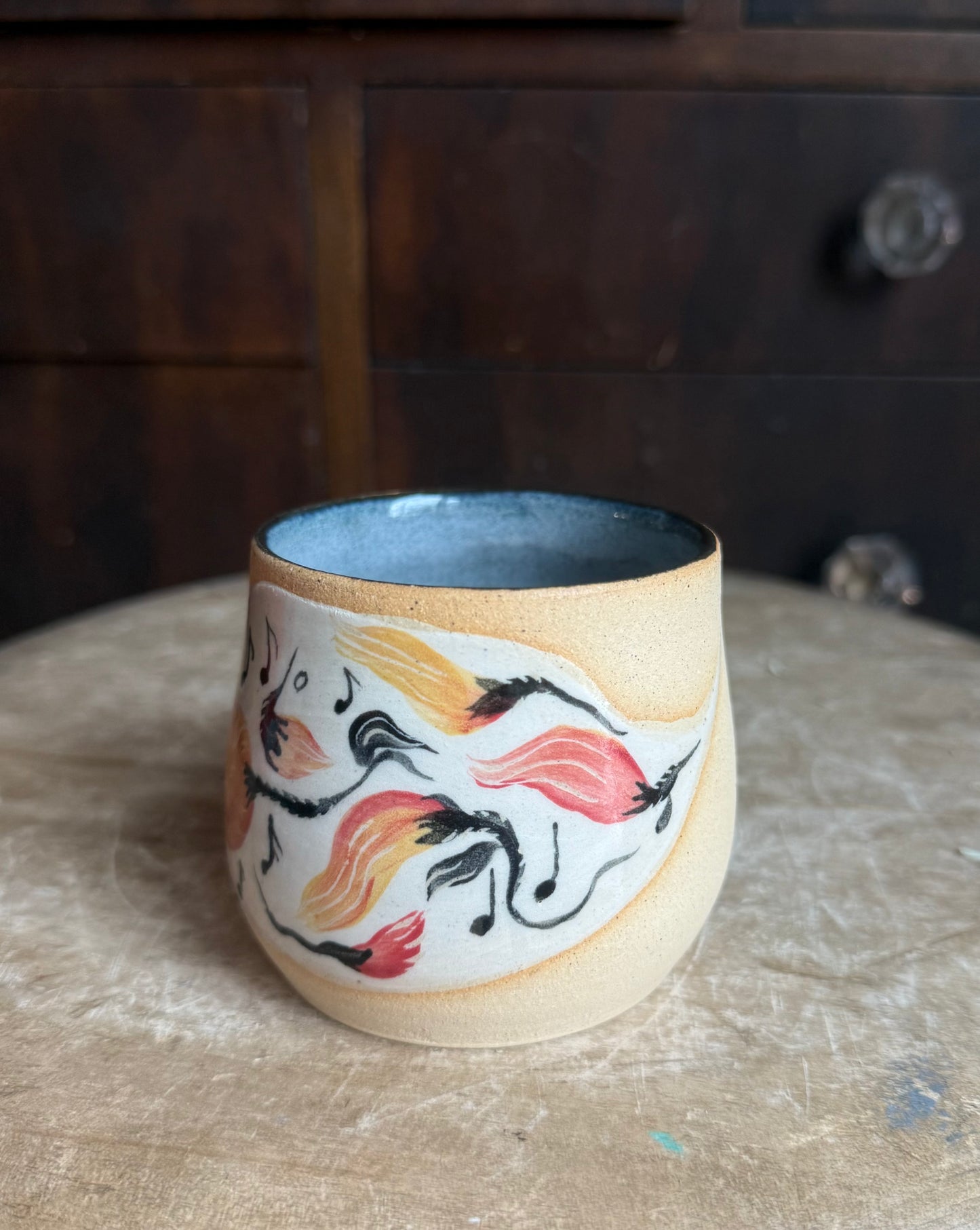 Spring birdsong cups