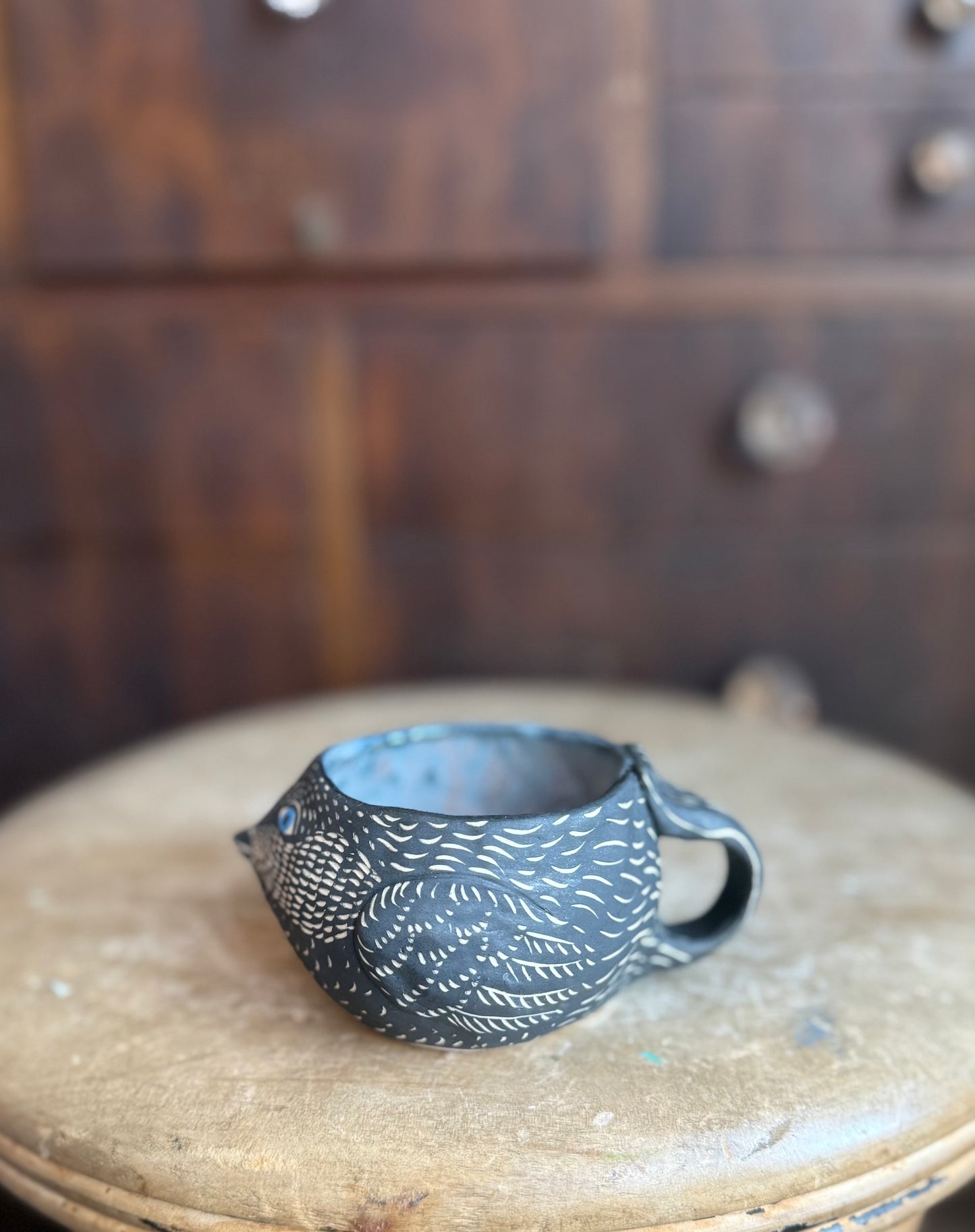 Teeny bird tea cup