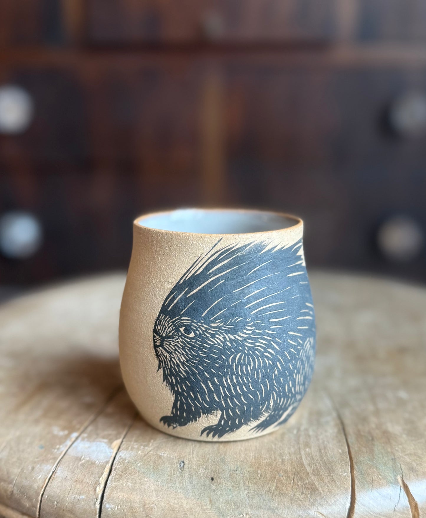 Favorite porcupine cup