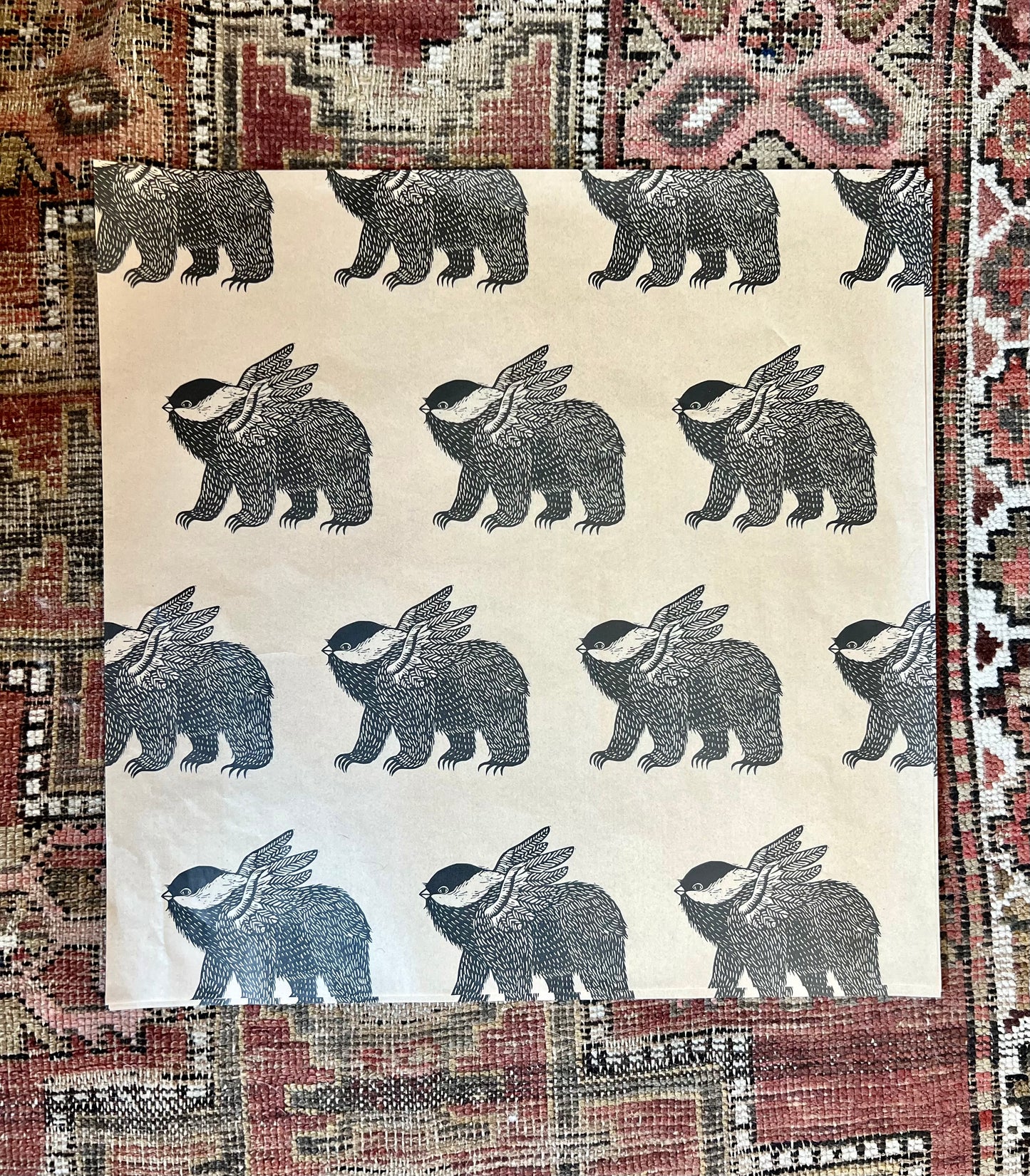 Chick-a-bears-dee tissue paper