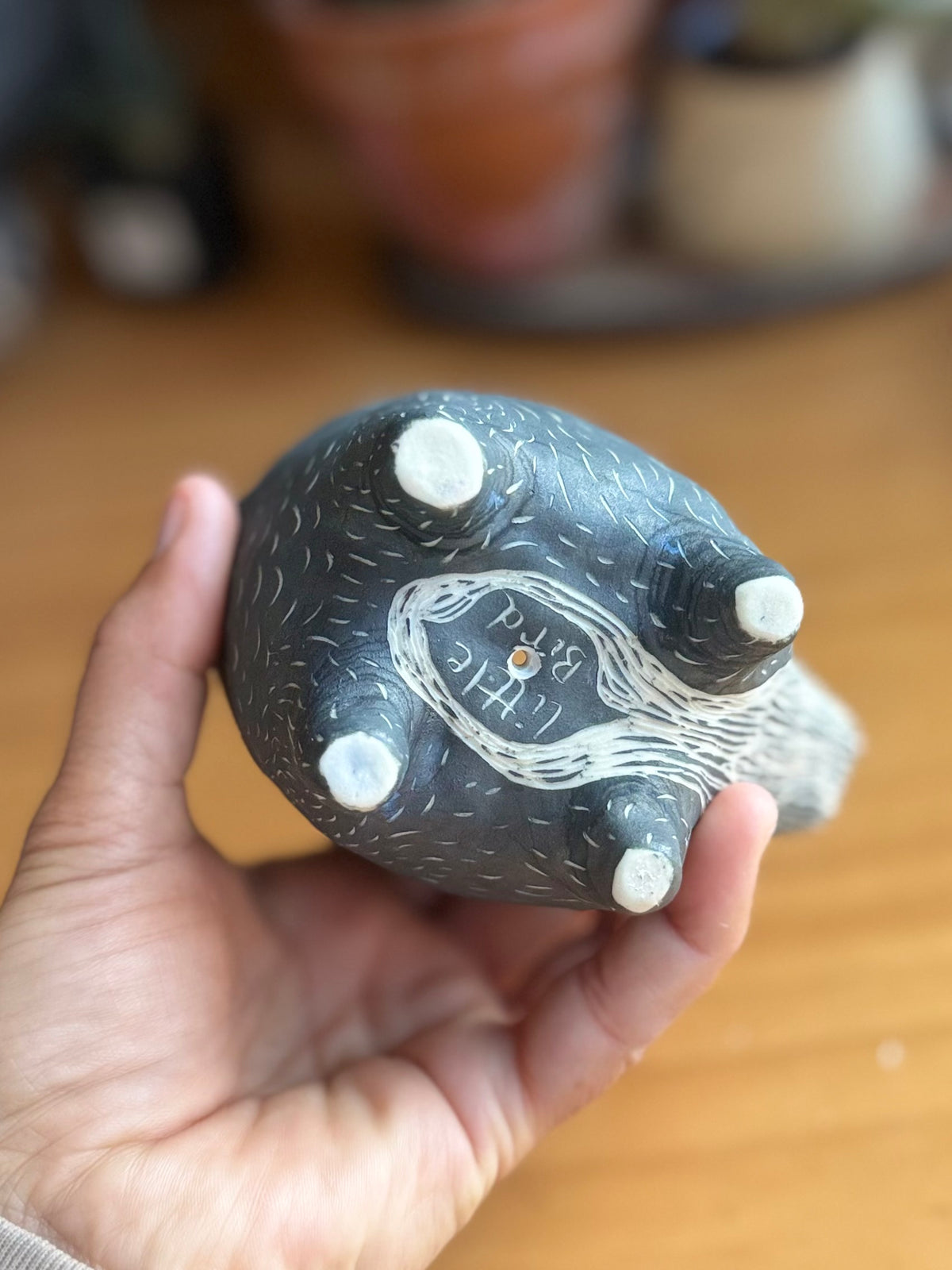Bird creature planter
