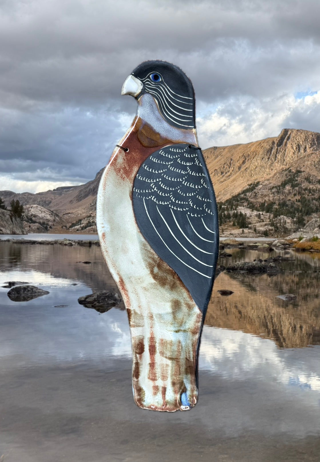 Guardian Hawk wall hanging