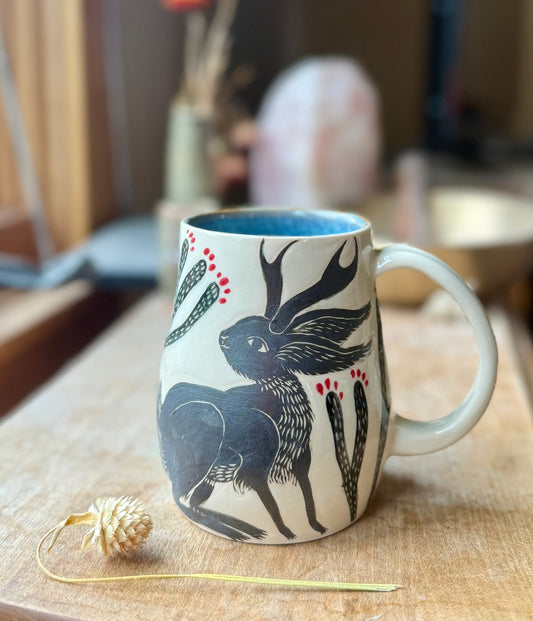 Jackalope mega mug!