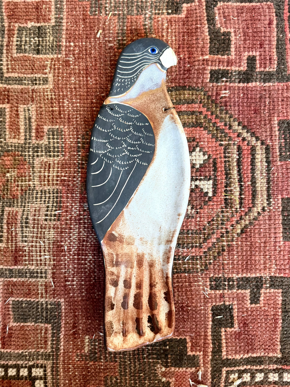 Guardian hawk wall hanging