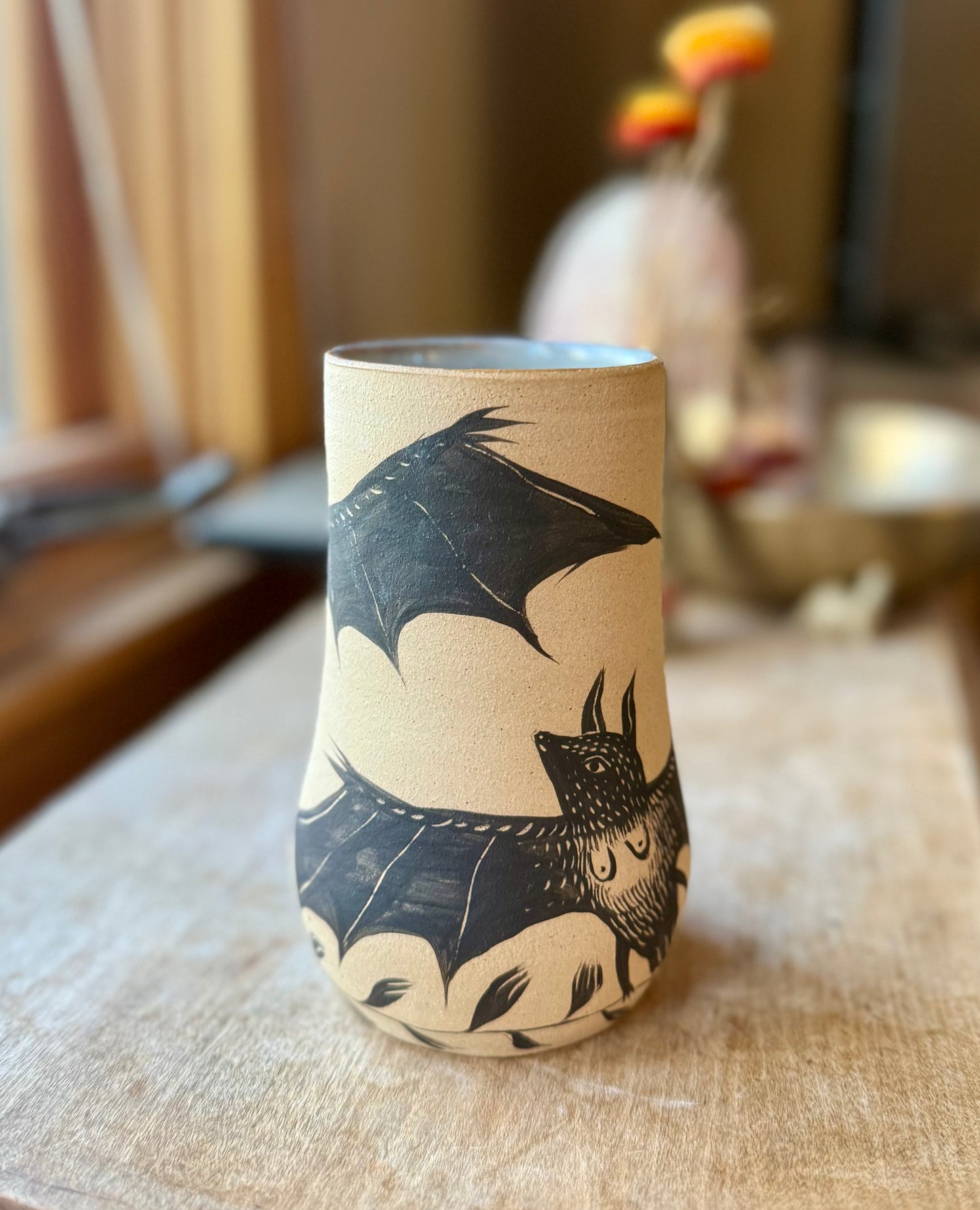 Double booby bat vase /tall tumbler