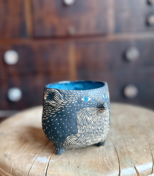 Anxiety riddled fox mug