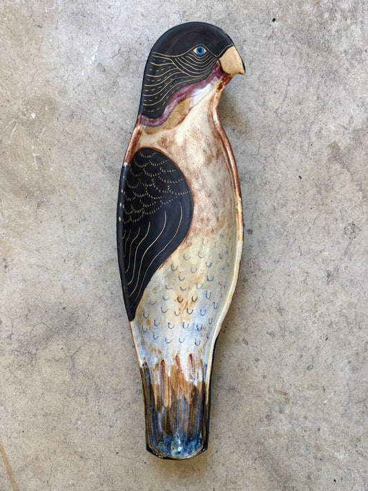 Bowl/table centerpiece :: guardian hawk