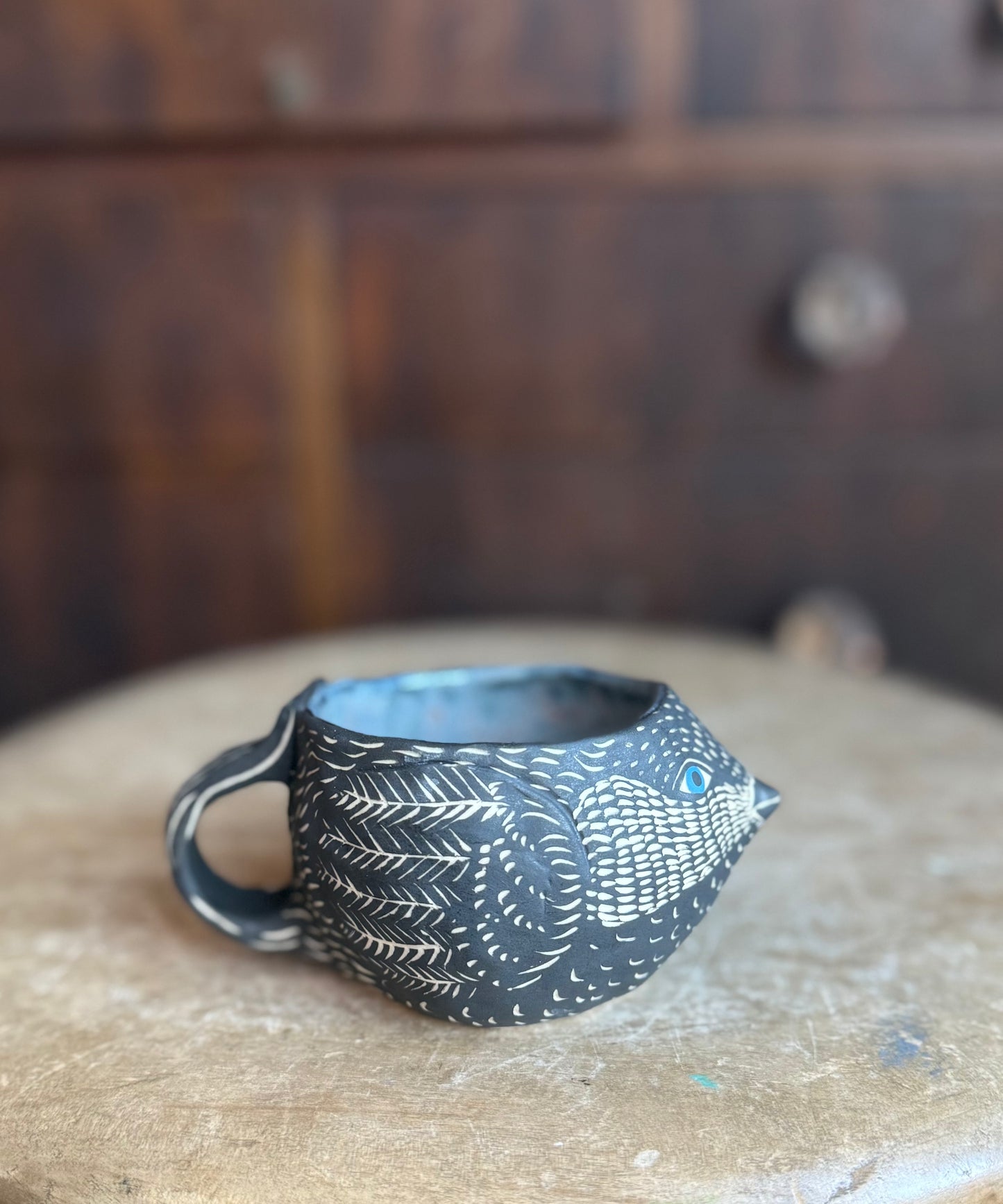 Teeny bird tea cup