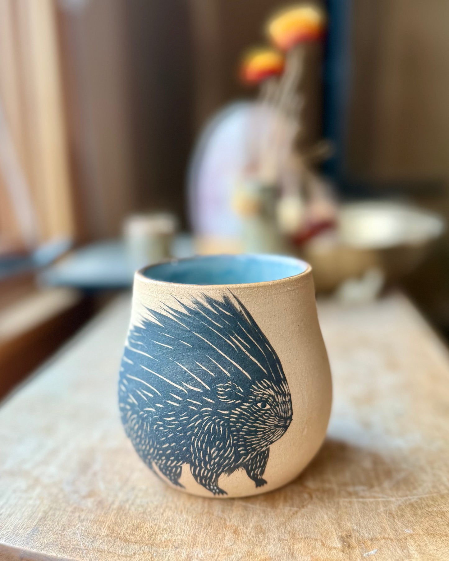 Favorite porcupine cup
