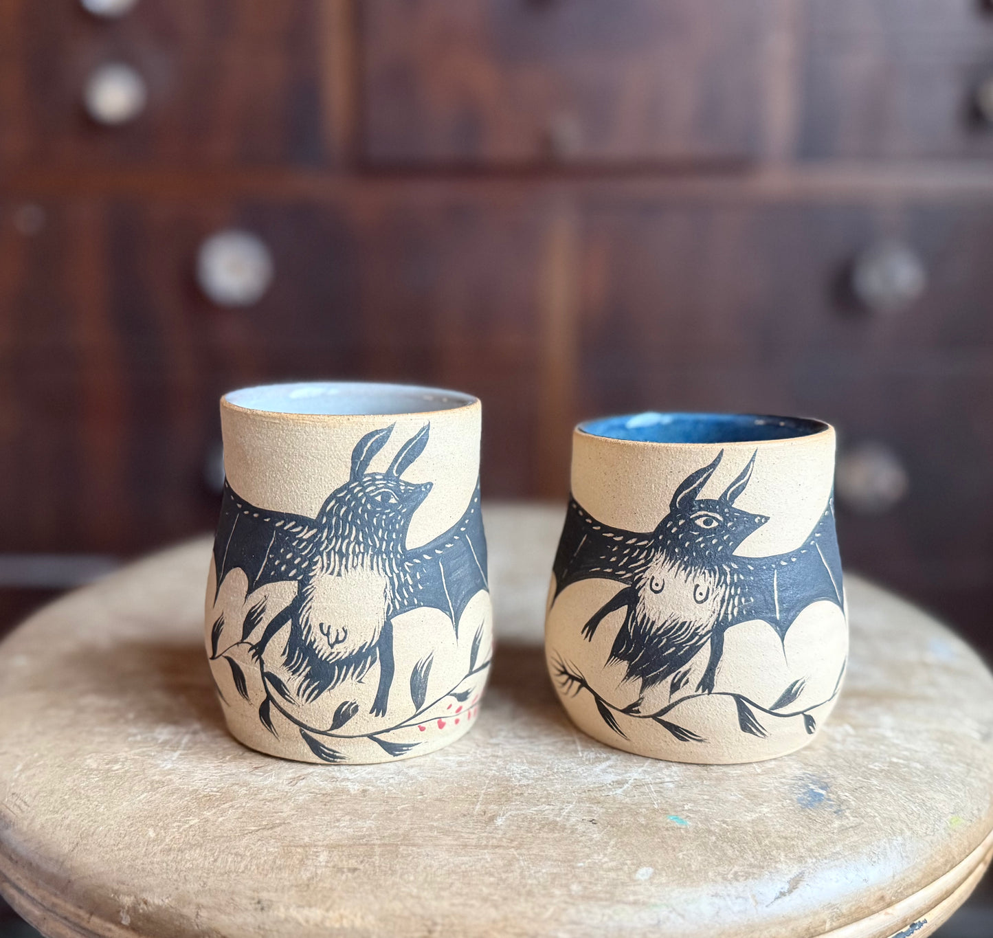 Boy bat girl bat set