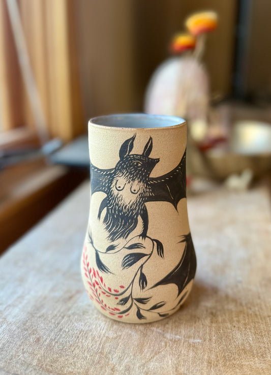 Double booby bat vase /tall tumbler