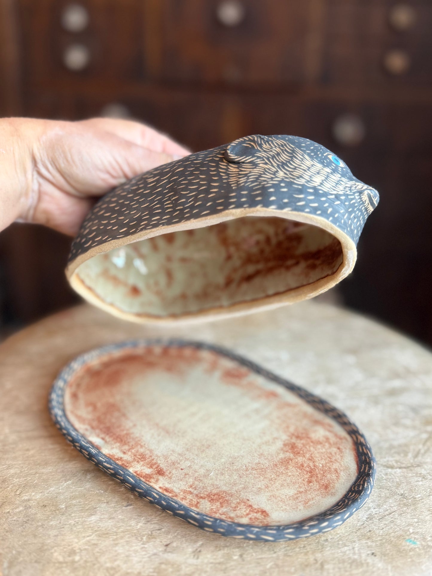 Butter badger chai glaze  tray