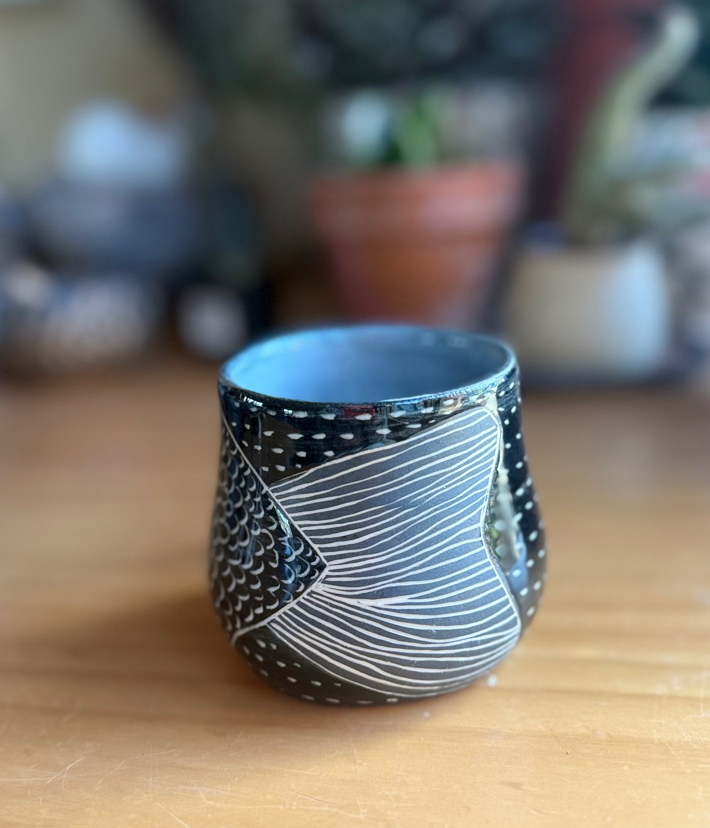 Fish scale mug