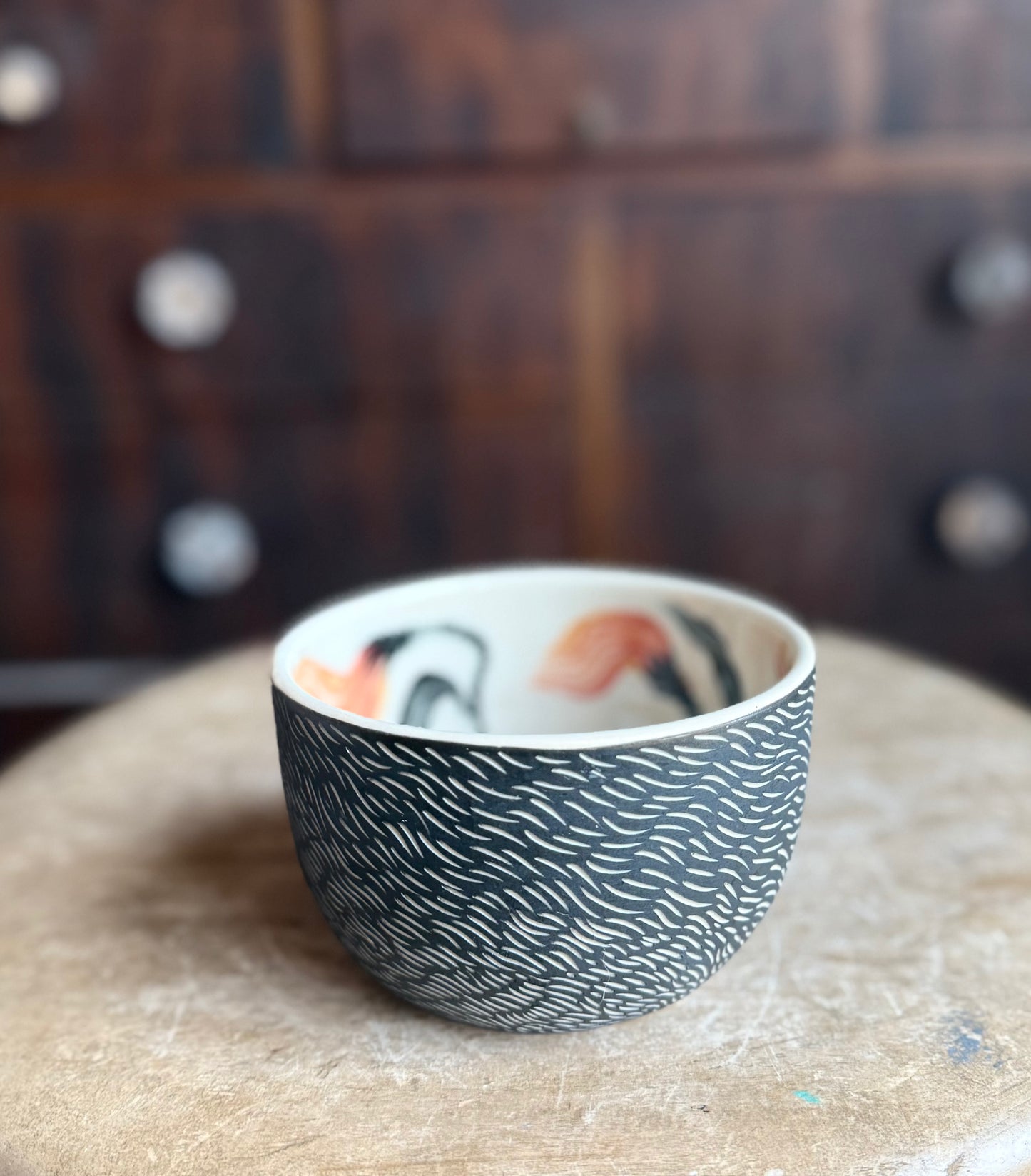 Fur and flowers Dessert bowl