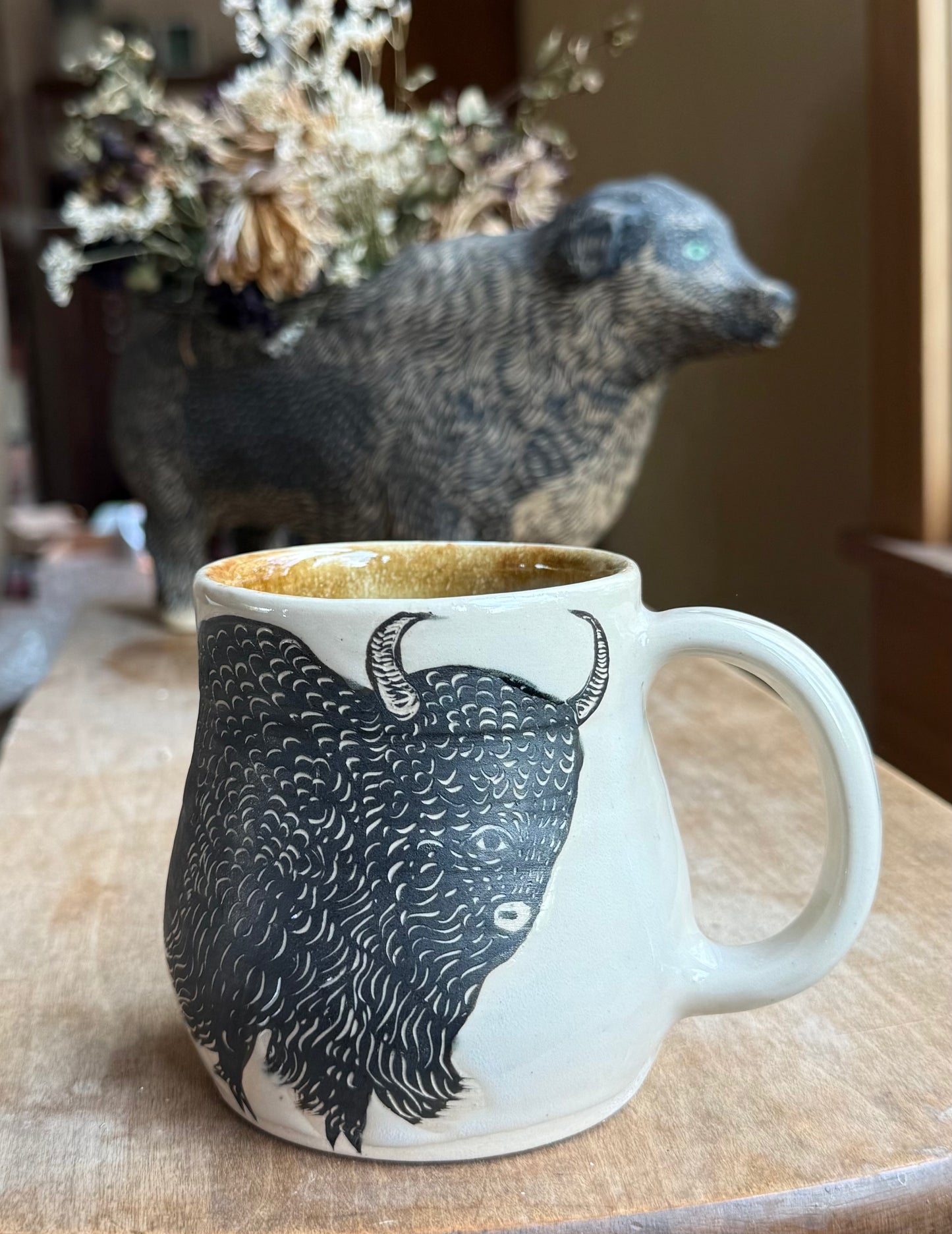 Bison mug