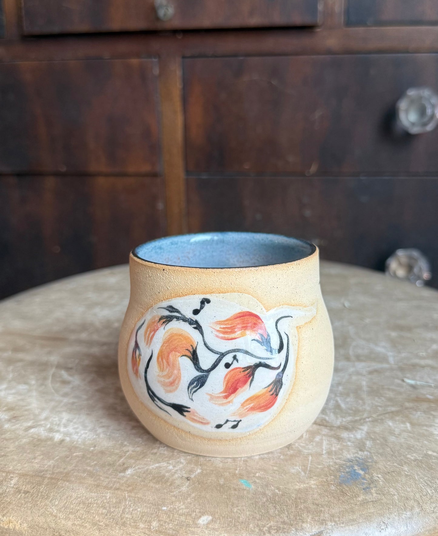 Spring birdsong cups