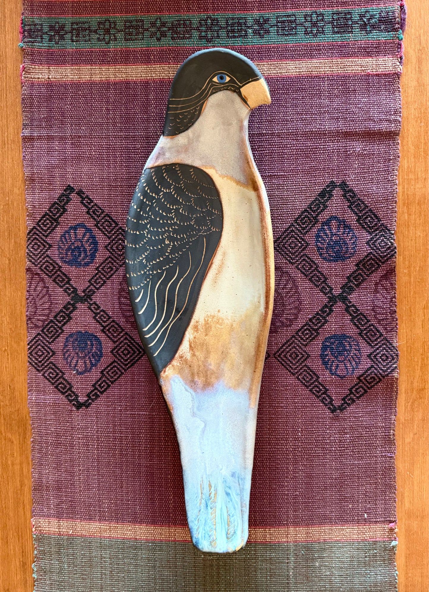 Bowl/ centerpiece :: guardian hawk