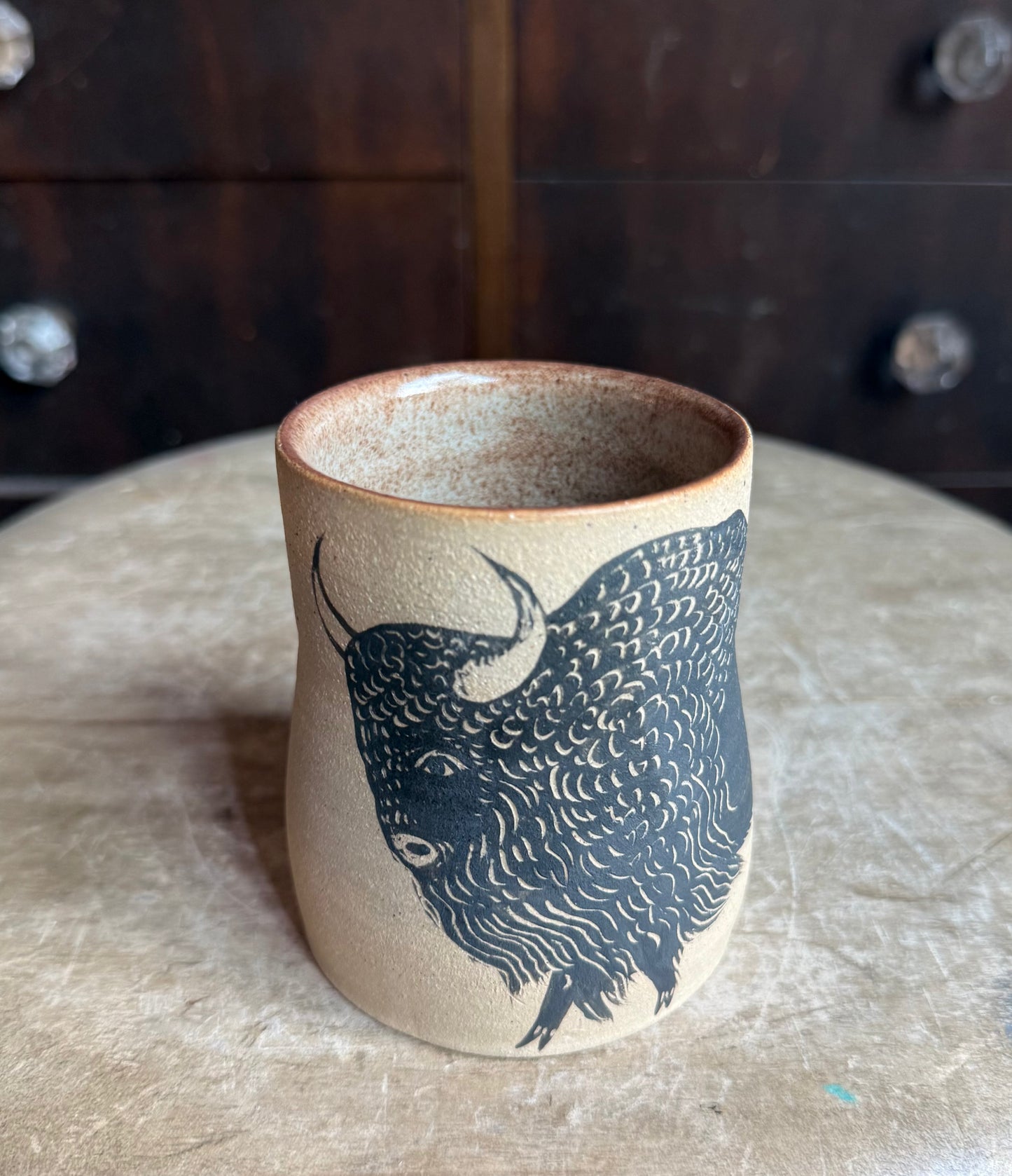 Bison cup