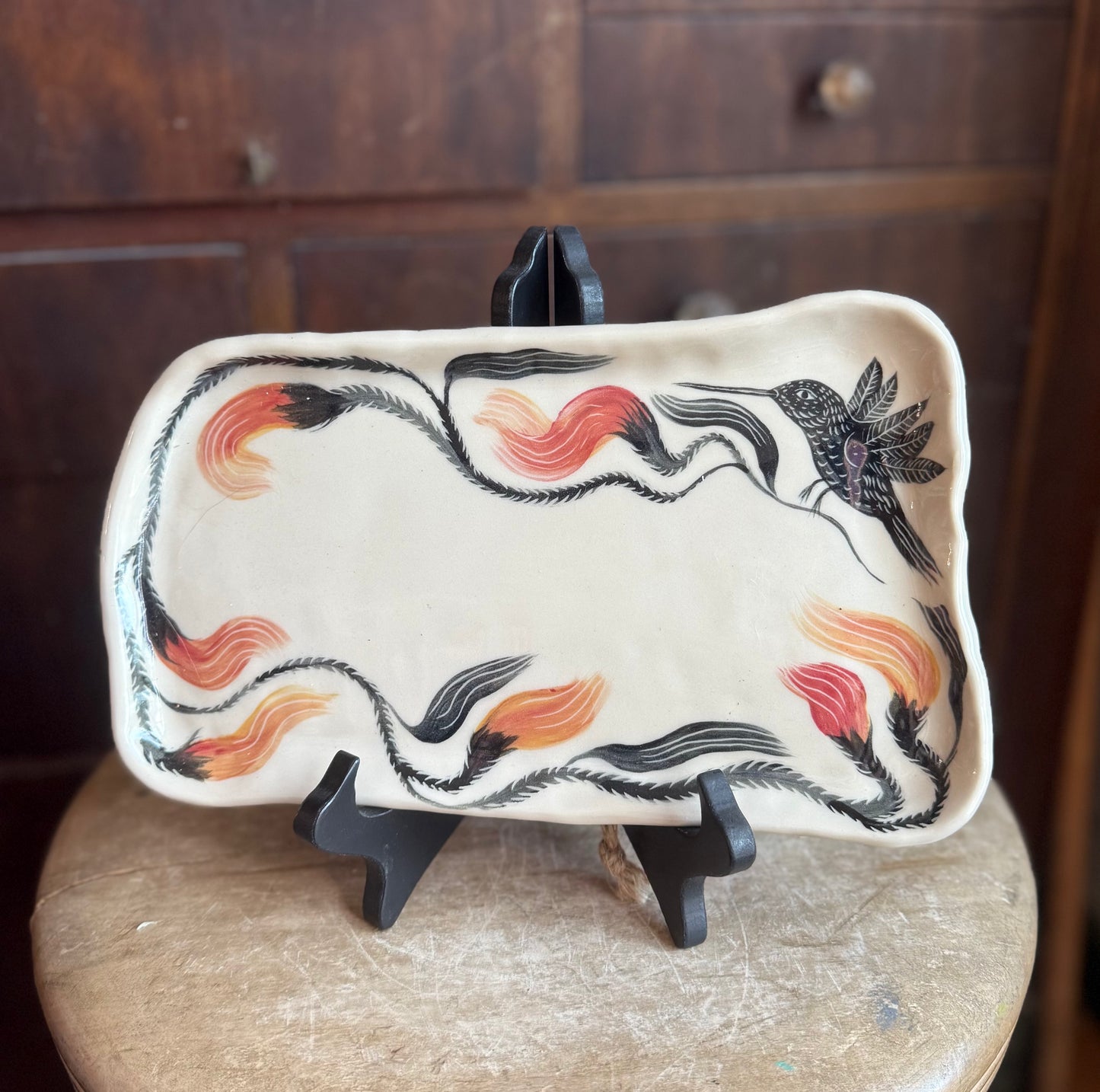 Hummingbird charcuterie tray