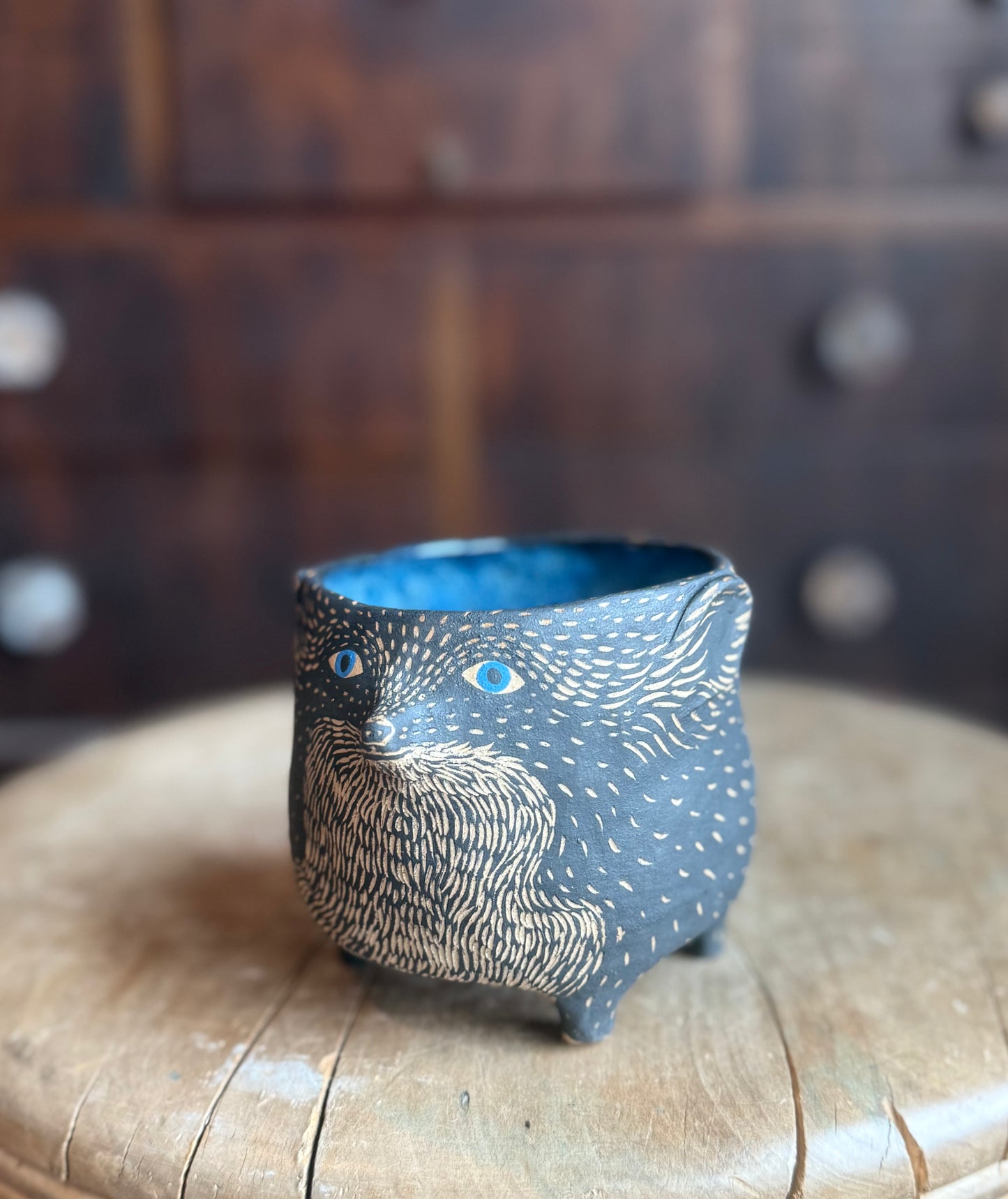 Anxiety riddled fox mug