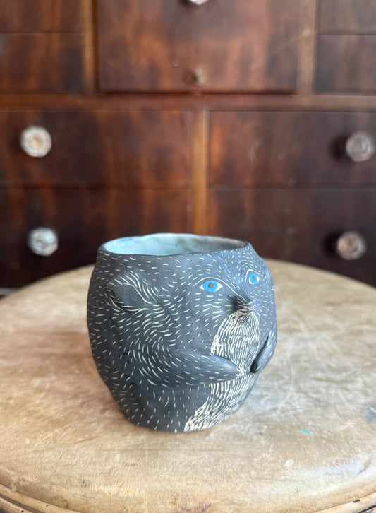 Dignified portly gentleman fox mug