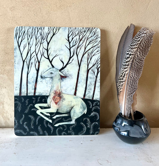 Deer heart print